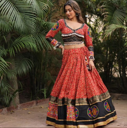 Rayon Chaniya Choli with Latkan Dupatta